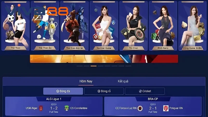 Điểm nổi bật của Cổng Game SABA Viva88 vạn người mê